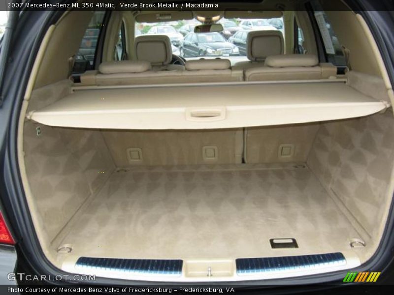 Verde Brook Metallic / Macadamia 2007 Mercedes-Benz ML 350 4Matic