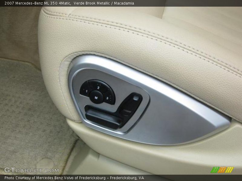 Verde Brook Metallic / Macadamia 2007 Mercedes-Benz ML 350 4Matic