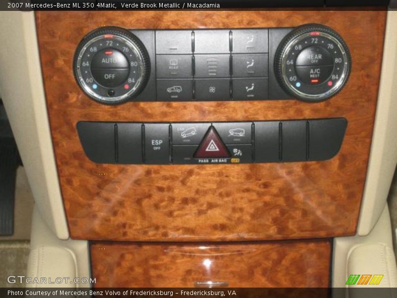 Verde Brook Metallic / Macadamia 2007 Mercedes-Benz ML 350 4Matic