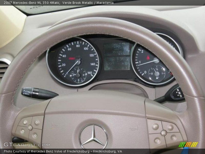Verde Brook Metallic / Macadamia 2007 Mercedes-Benz ML 350 4Matic
