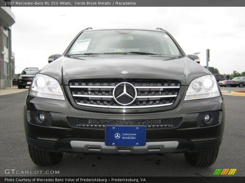 Verde Brook Metallic / Macadamia 2007 Mercedes-Benz ML 350 4Matic