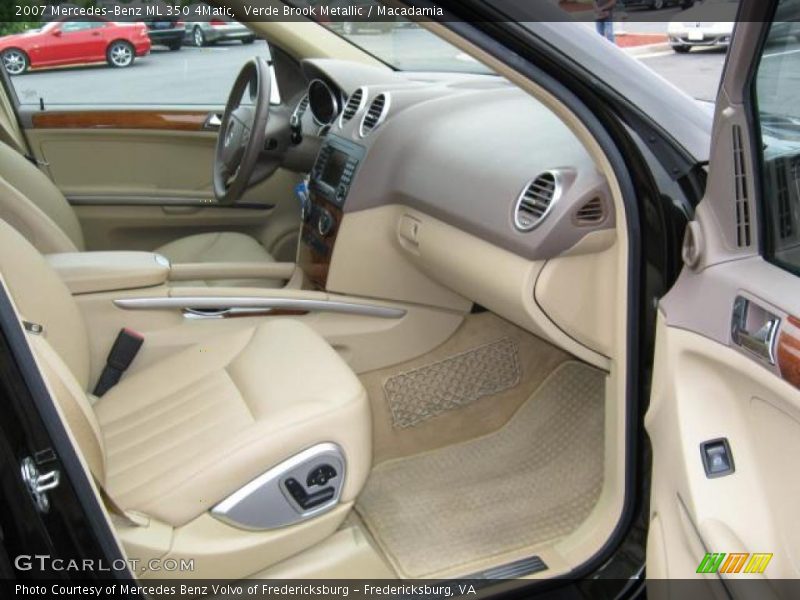 Verde Brook Metallic / Macadamia 2007 Mercedes-Benz ML 350 4Matic