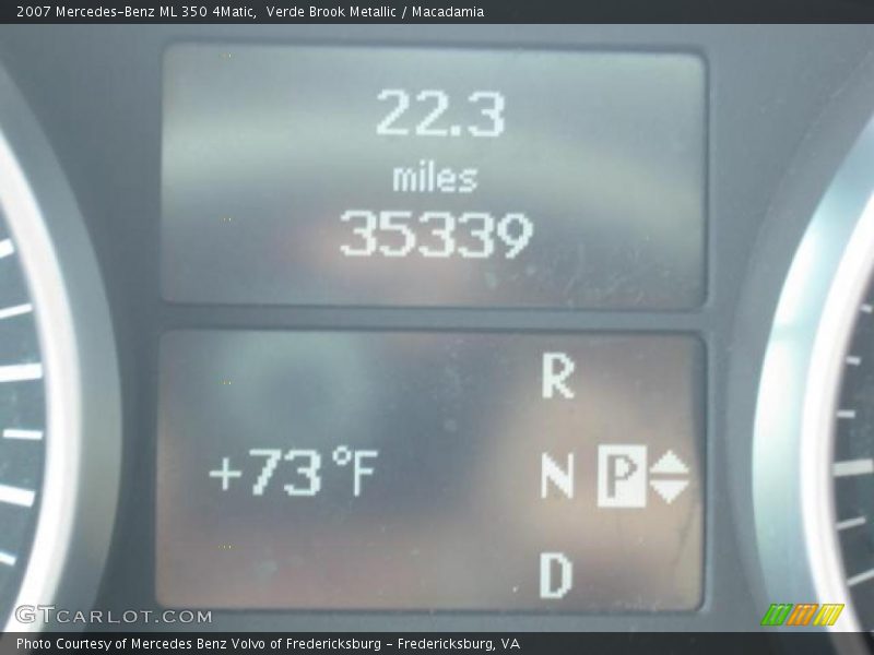 Verde Brook Metallic / Macadamia 2007 Mercedes-Benz ML 350 4Matic