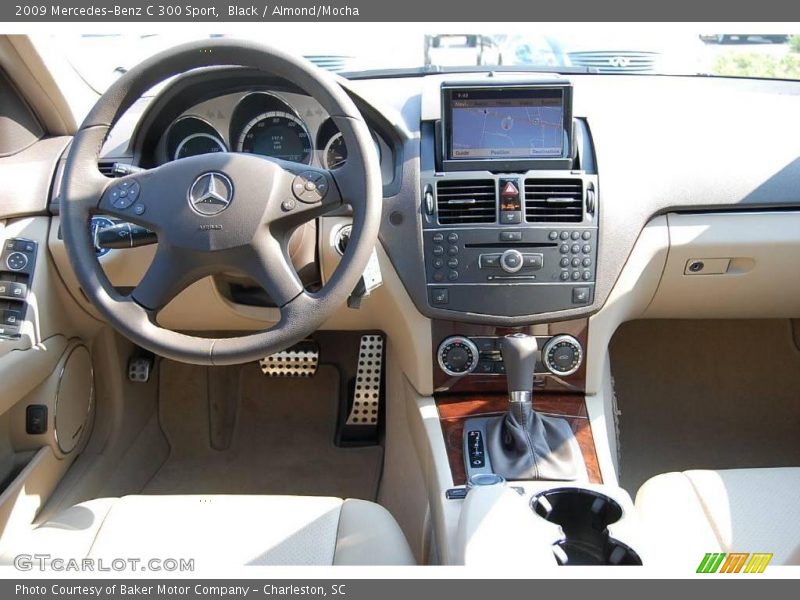 Black / Almond/Mocha 2009 Mercedes-Benz C 300 Sport