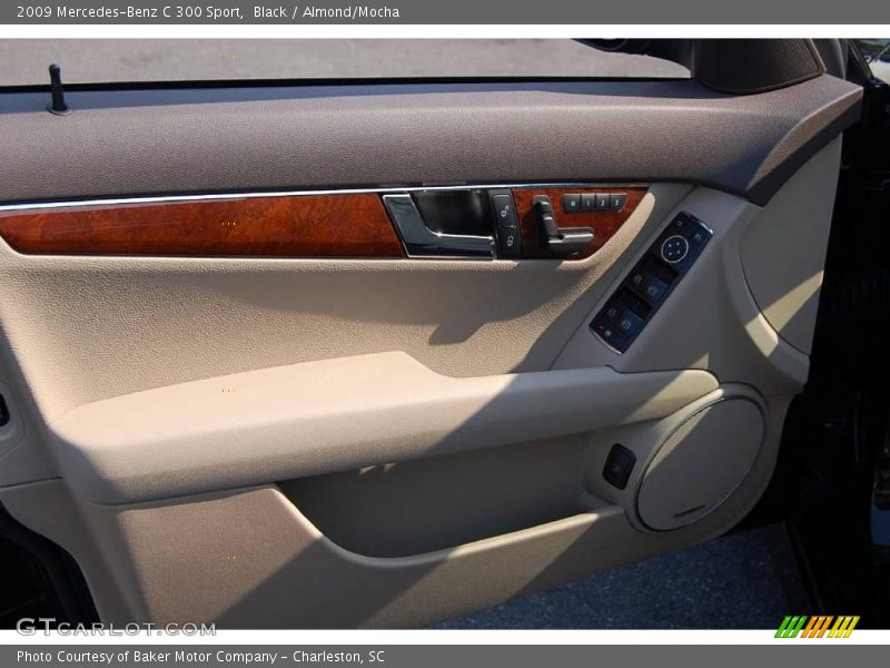 Black / Almond/Mocha 2009 Mercedes-Benz C 300 Sport