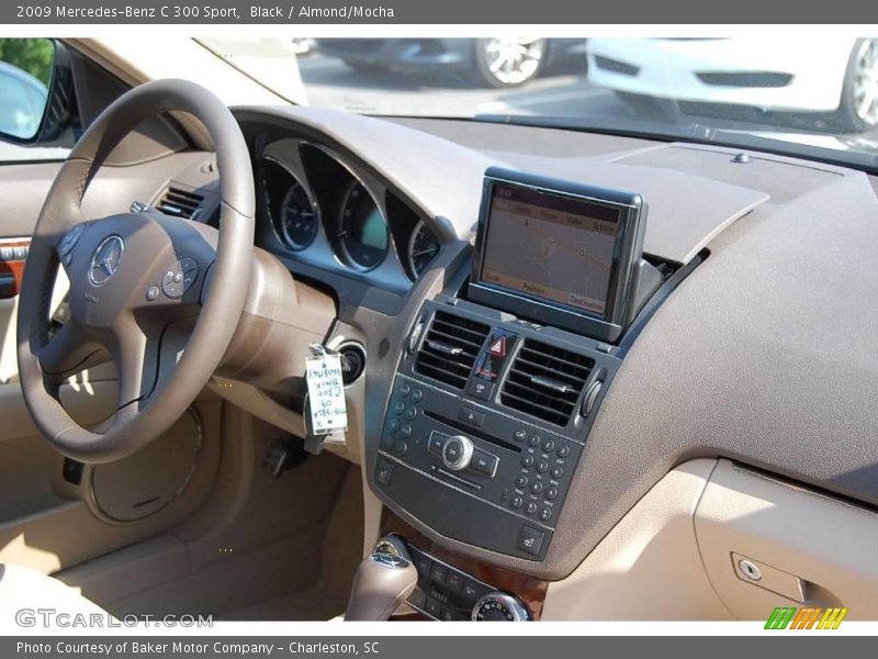 Black / Almond/Mocha 2009 Mercedes-Benz C 300 Sport