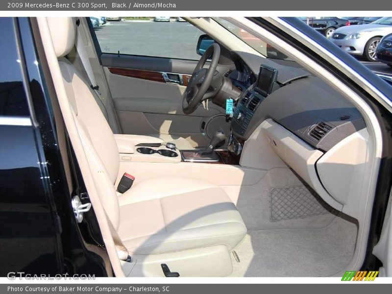 Black / Almond/Mocha 2009 Mercedes-Benz C 300 Sport