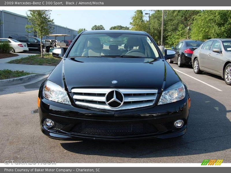 Black / Almond/Mocha 2009 Mercedes-Benz C 300 Sport