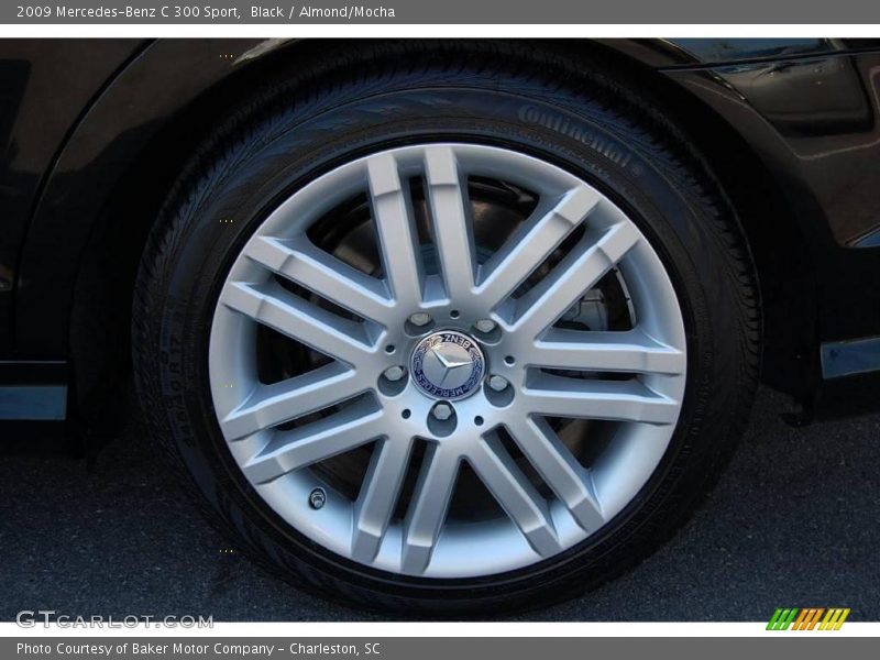 Black / Almond/Mocha 2009 Mercedes-Benz C 300 Sport