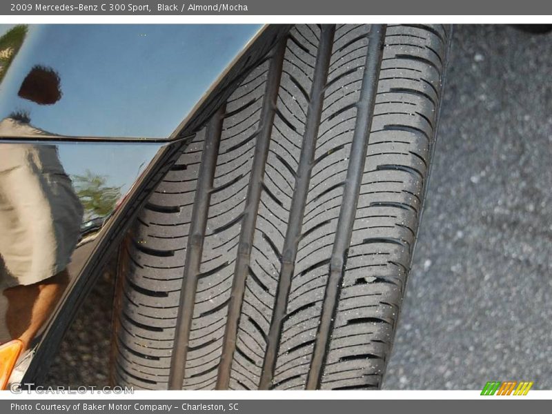 Black / Almond/Mocha 2009 Mercedes-Benz C 300 Sport