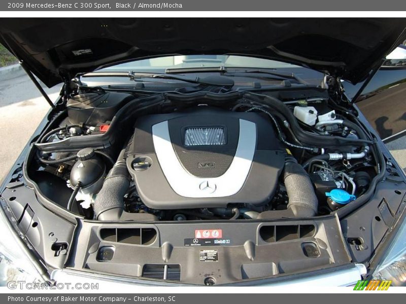 Black / Almond/Mocha 2009 Mercedes-Benz C 300 Sport