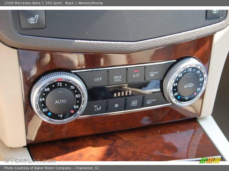 Black / Almond/Mocha 2009 Mercedes-Benz C 300 Sport