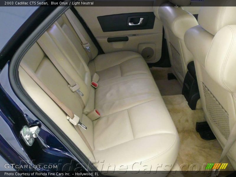 Blue Onyx / Light Neutral 2003 Cadillac CTS Sedan