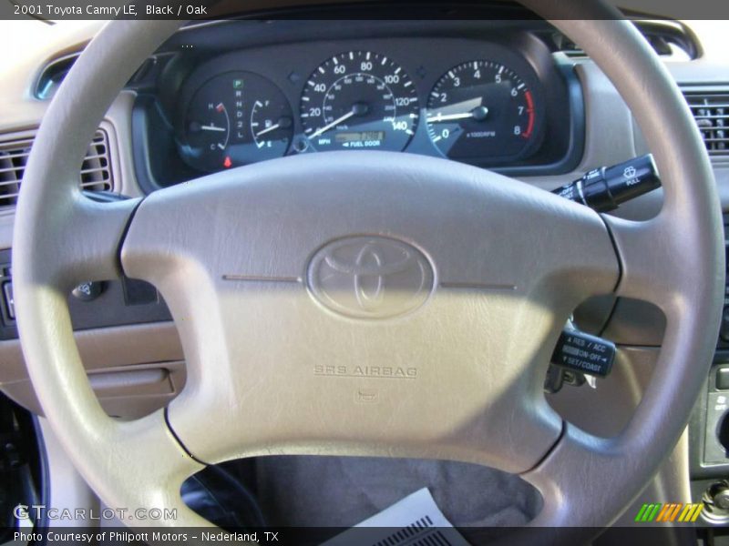 Black / Oak 2001 Toyota Camry LE