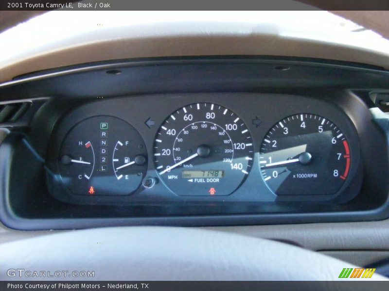 Black / Oak 2001 Toyota Camry LE