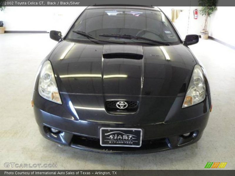 Black / Black/Silver 2002 Toyota Celica GT