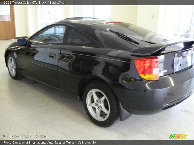 Black / Black/Silver 2002 Toyota Celica GT