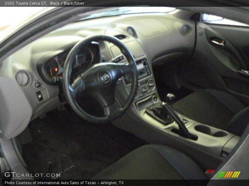 Black / Black/Silver 2002 Toyota Celica GT