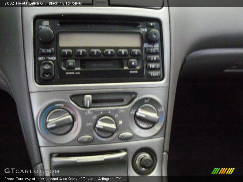 Black / Black/Silver 2002 Toyota Celica GT