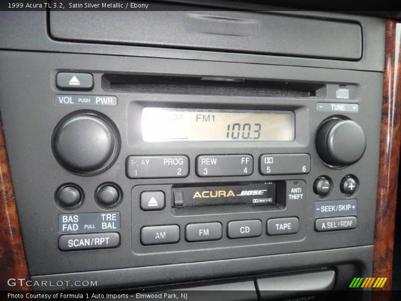 Satin Silver Metallic / Ebony 1999 Acura TL 3.2