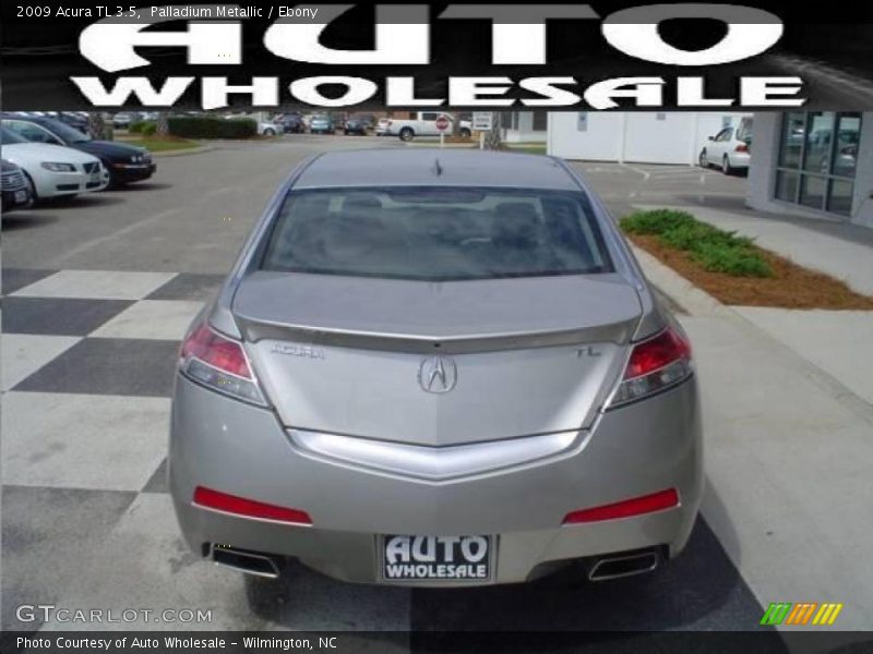 Palladium Metallic / Ebony 2009 Acura TL 3.5