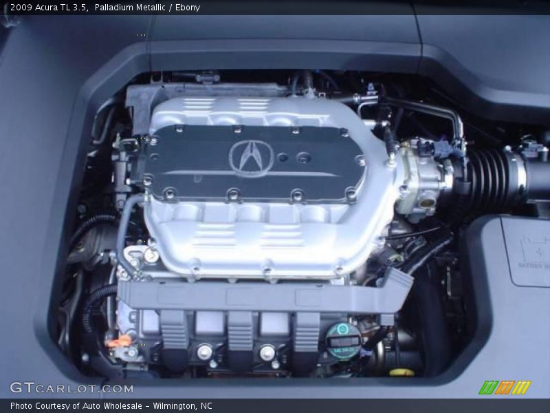Palladium Metallic / Ebony 2009 Acura TL 3.5