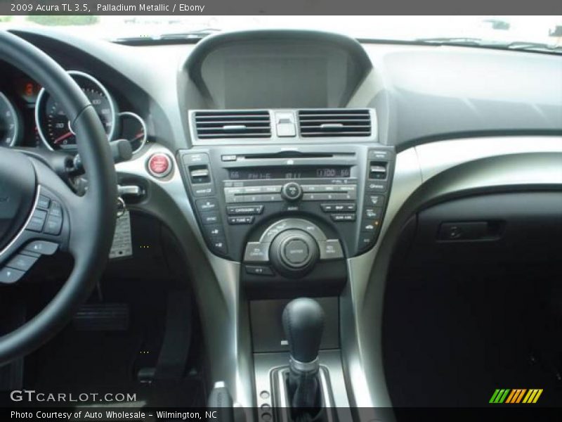 Palladium Metallic / Ebony 2009 Acura TL 3.5