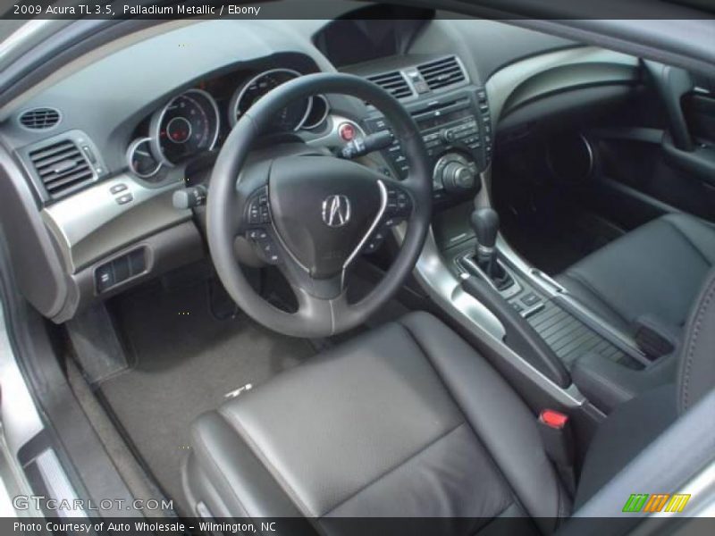 Palladium Metallic / Ebony 2009 Acura TL 3.5