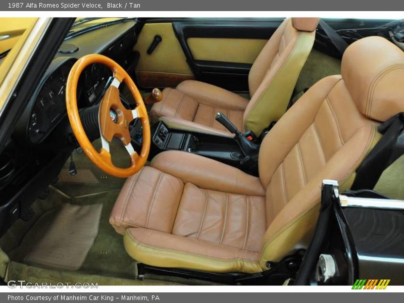Black / Tan 1987 Alfa Romeo Spider Veloce