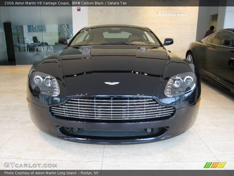 BMW Carbon Black / Sahara Tan 2009 Aston Martin V8 Vantage Coupe