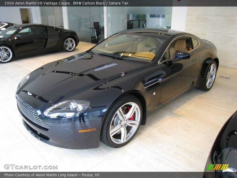 BMW Carbon Black / Sahara Tan 2009 Aston Martin V8 Vantage Coupe