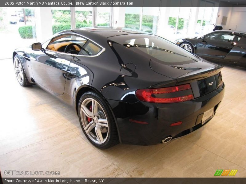 BMW Carbon Black / Sahara Tan 2009 Aston Martin V8 Vantage Coupe