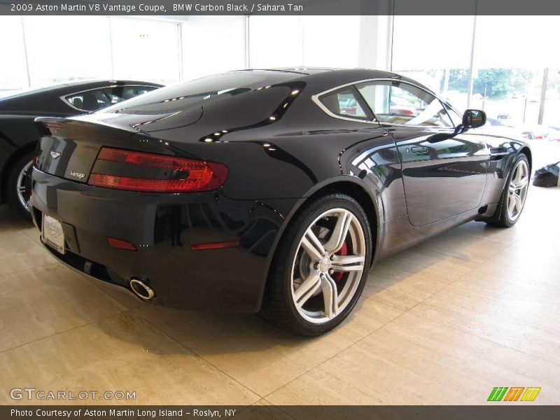 BMW Carbon Black / Sahara Tan 2009 Aston Martin V8 Vantage Coupe
