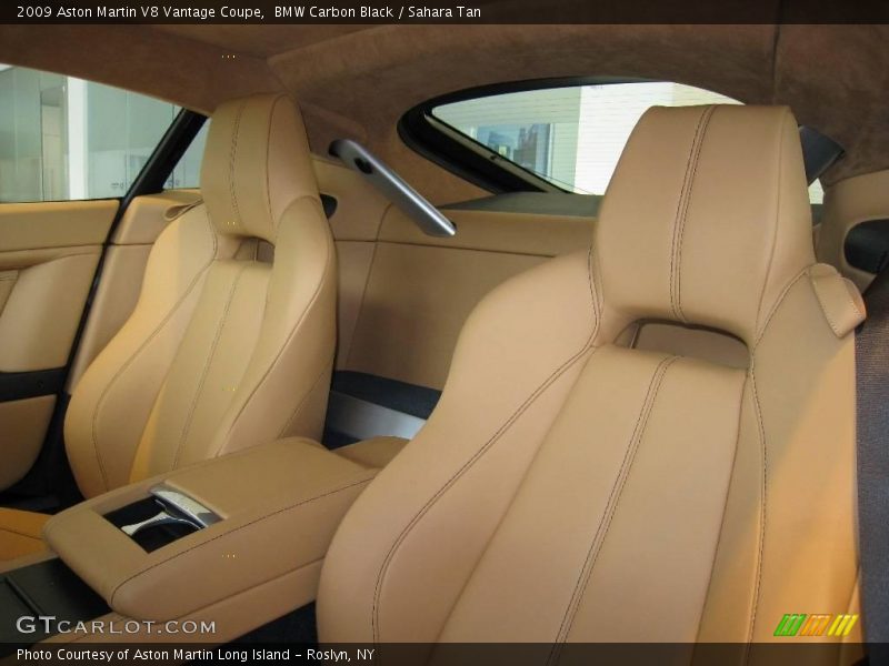 BMW Carbon Black / Sahara Tan 2009 Aston Martin V8 Vantage Coupe