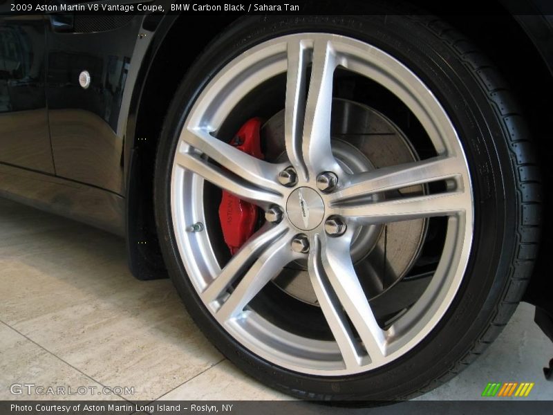 BMW Carbon Black / Sahara Tan 2009 Aston Martin V8 Vantage Coupe