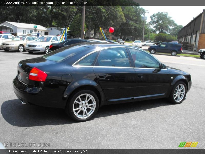 Brilliant Black / Beige 2002 Audi A6 4.2 quattro Sedan