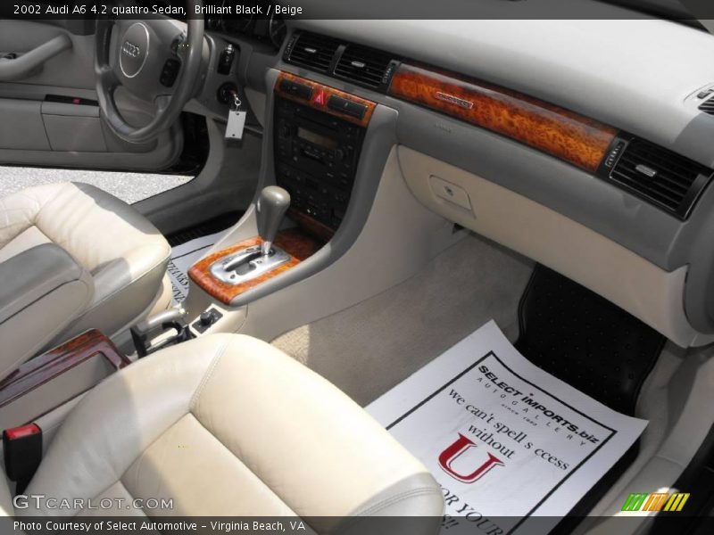 Brilliant Black / Beige 2002 Audi A6 4.2 quattro Sedan