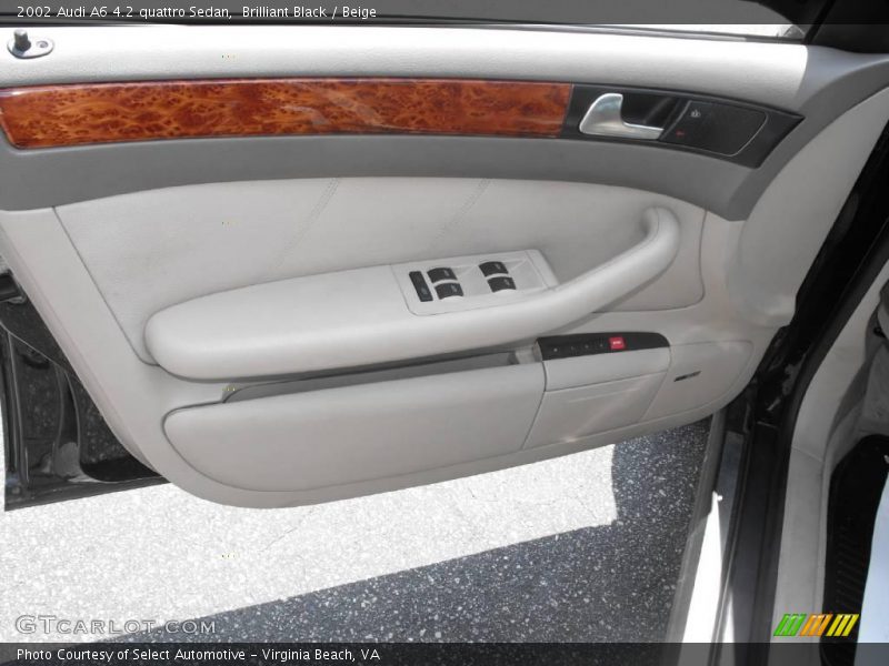 Brilliant Black / Beige 2002 Audi A6 4.2 quattro Sedan