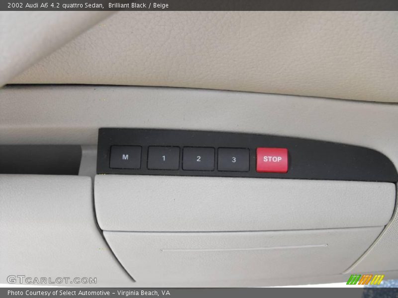 Brilliant Black / Beige 2002 Audi A6 4.2 quattro Sedan