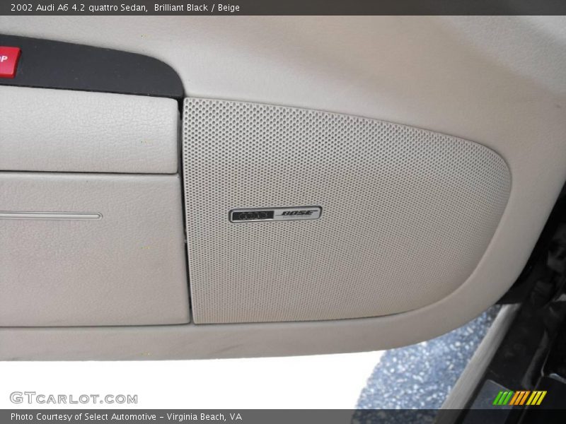 Brilliant Black / Beige 2002 Audi A6 4.2 quattro Sedan