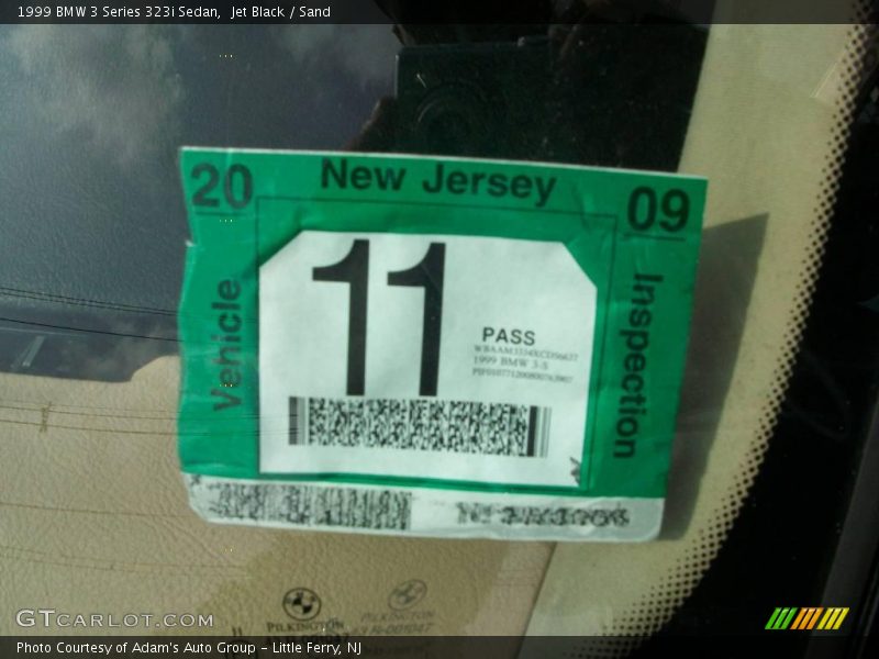 Jet Black / Sand 1999 BMW 3 Series 323i Sedan