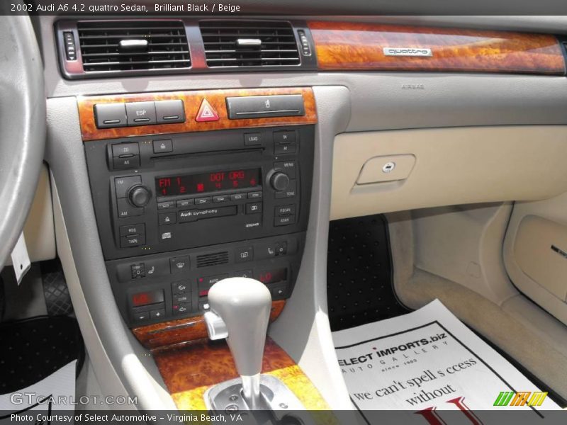 Brilliant Black / Beige 2002 Audi A6 4.2 quattro Sedan