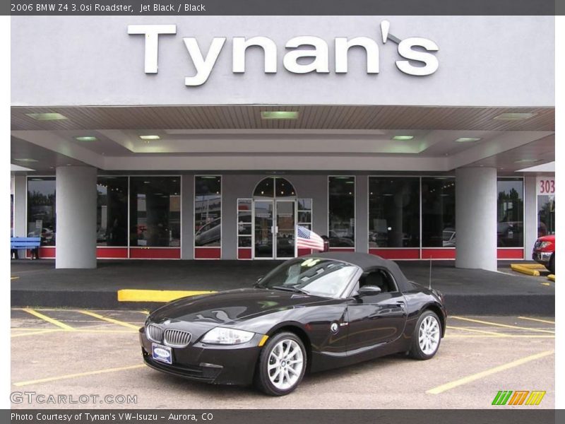Jet Black / Black 2006 BMW Z4 3.0si Roadster