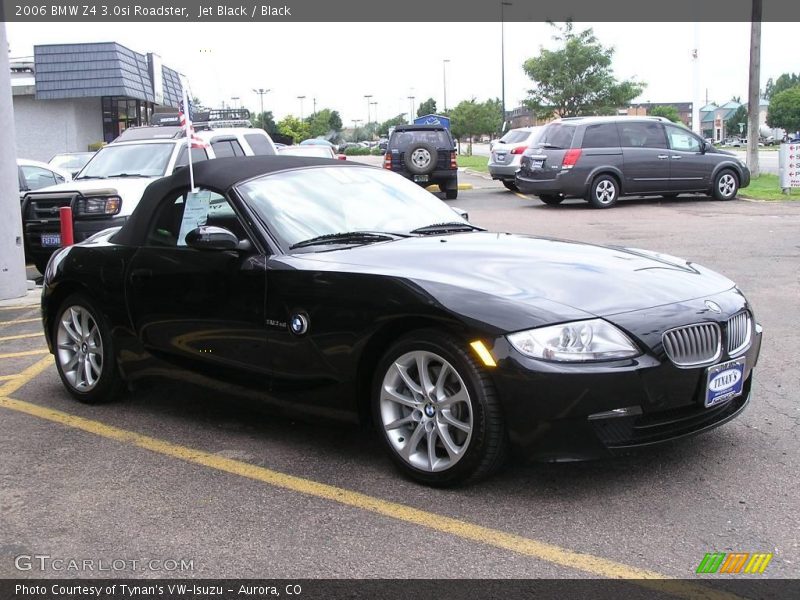 Jet Black / Black 2006 BMW Z4 3.0si Roadster