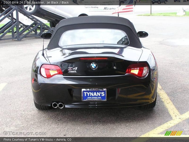 Jet Black / Black 2006 BMW Z4 3.0si Roadster