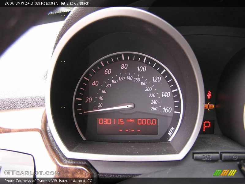 Jet Black / Black 2006 BMW Z4 3.0si Roadster