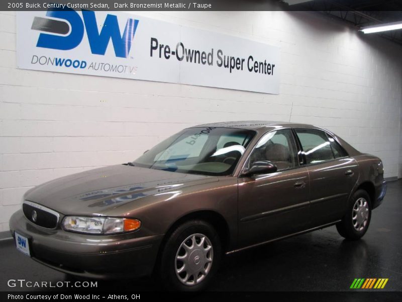 Dark Bronzemist Metallic / Taupe 2005 Buick Century Custom Sedan
