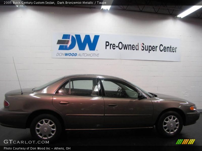 Dark Bronzemist Metallic / Taupe 2005 Buick Century Custom Sedan
