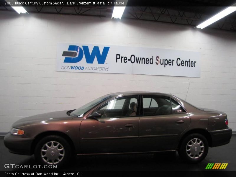 Dark Bronzemist Metallic / Taupe 2005 Buick Century Custom Sedan
