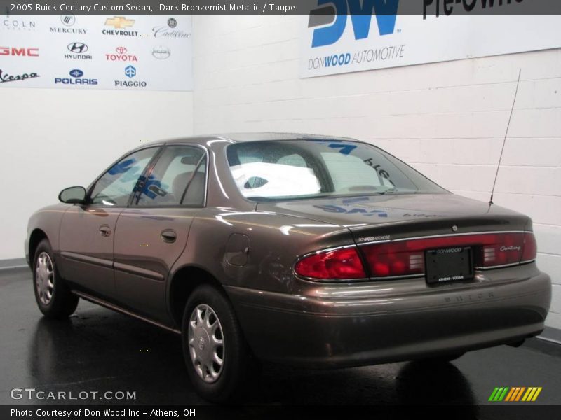 Dark Bronzemist Metallic / Taupe 2005 Buick Century Custom Sedan